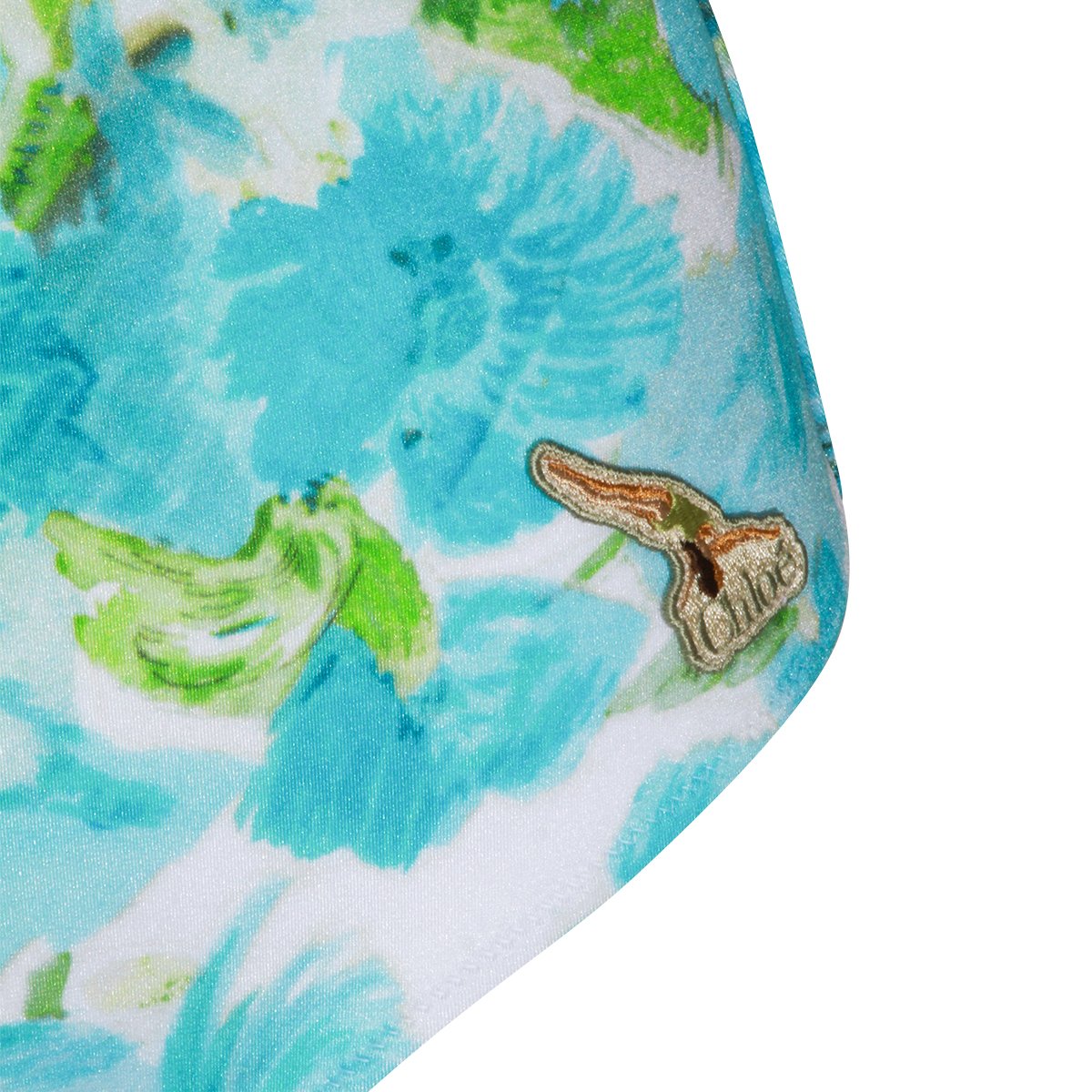 Chloé Floral-Print Sleeveless Bodysuit with Bow Detail Wit