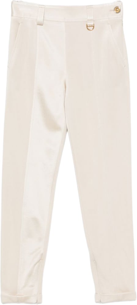 Chloé Trousers Crema Wit