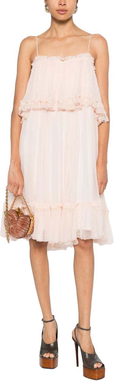 Chloé Dresses Powder Roze