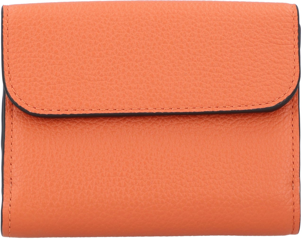 Chloé Small Alphabet Tri-Fold Wallet Orange Oranje