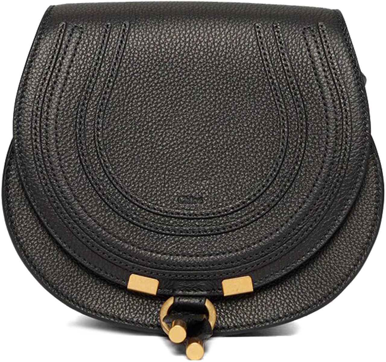 Chloé Marcie Small Saddle Bag Zwart