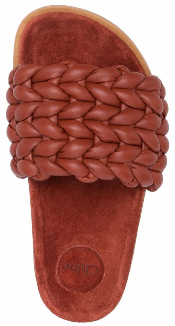Chloé Sandals Leather Brown Bruin