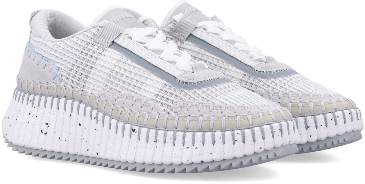 Chloé Nama Sneaker Bianco Wit