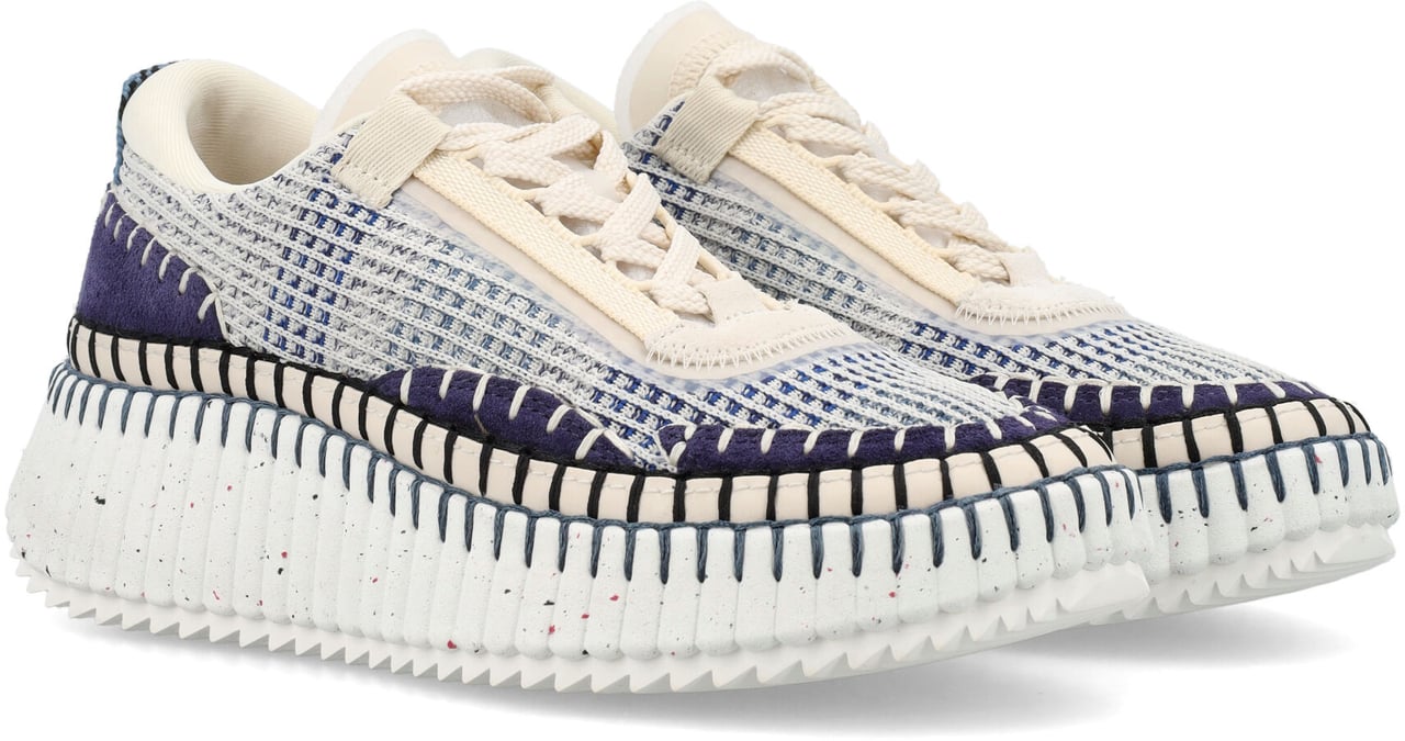 Chloé Nama Sneaker Cosmic Blue Blauw