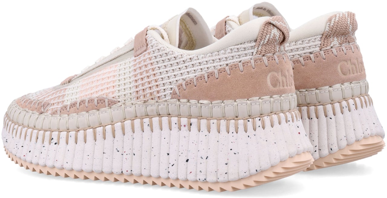 Chloé Nama woman's sneakers Beige