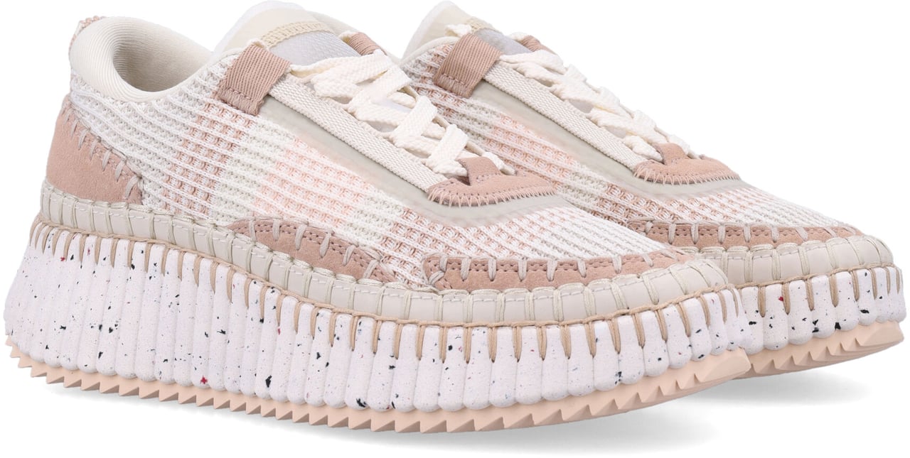 Chloé Nama woman's sneakers Beige
