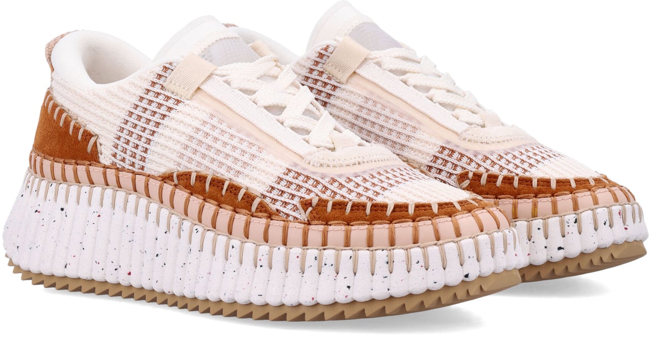 Chloé Nama woman's sneakers Neutraal