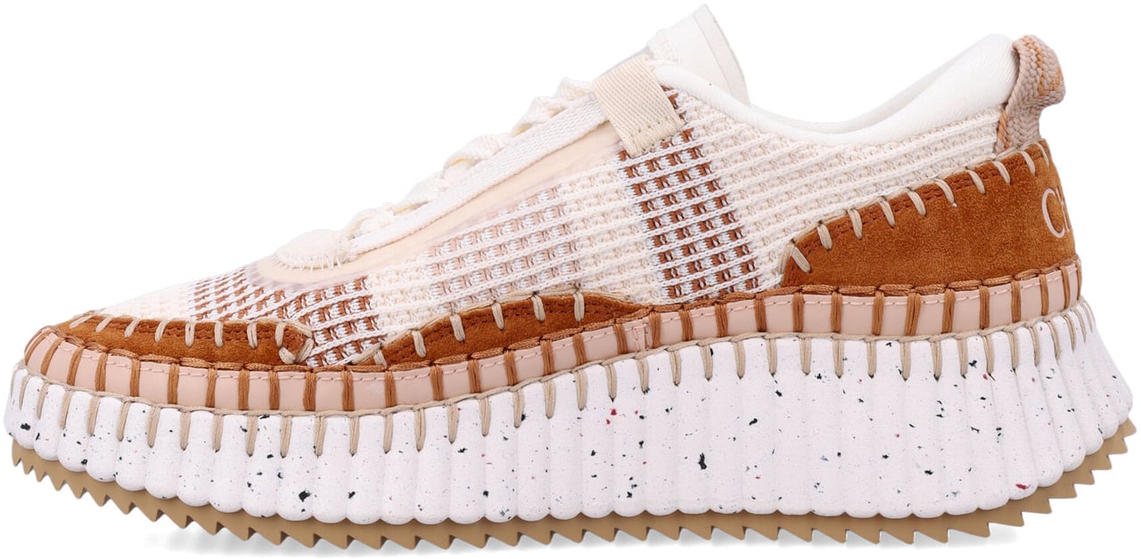 Chloé Nama woman's sneakers Neutraal