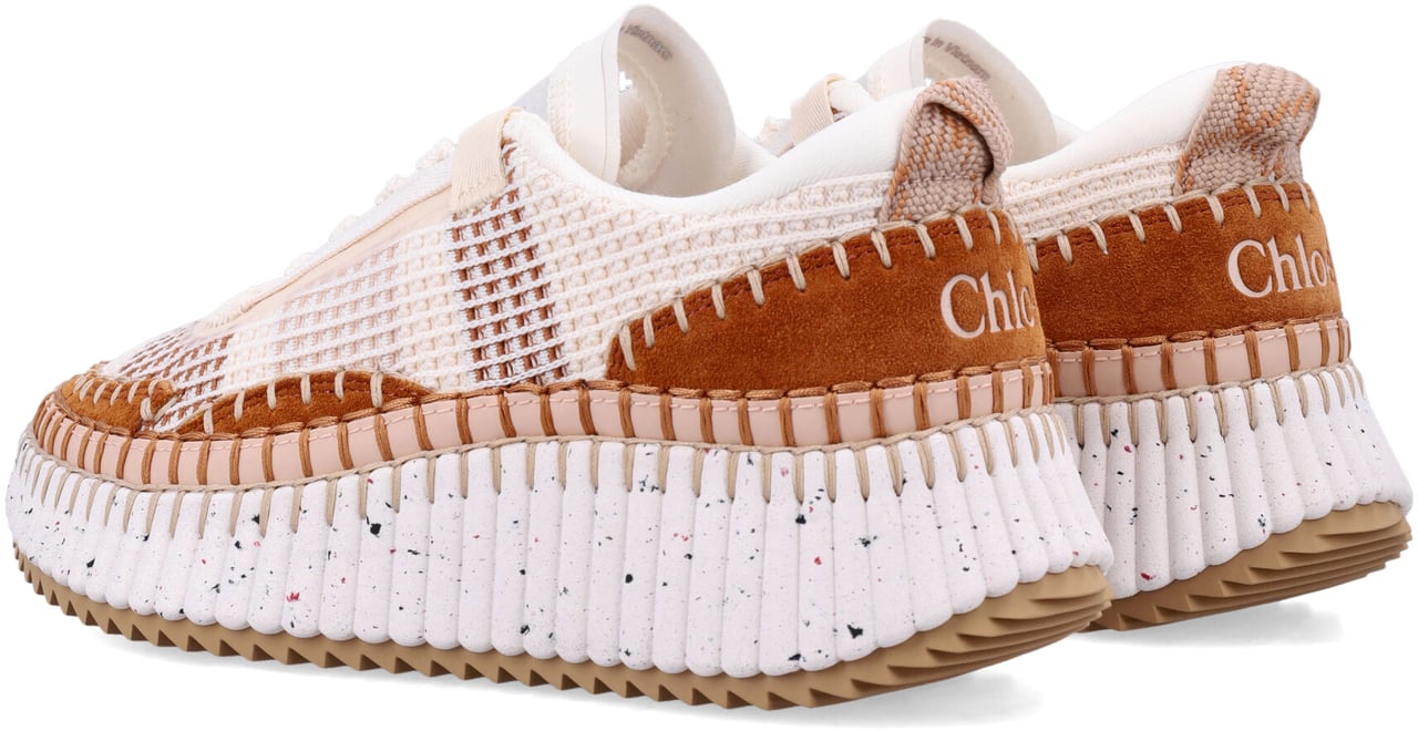 Chloé Nama woman's sneakers Neutraal
