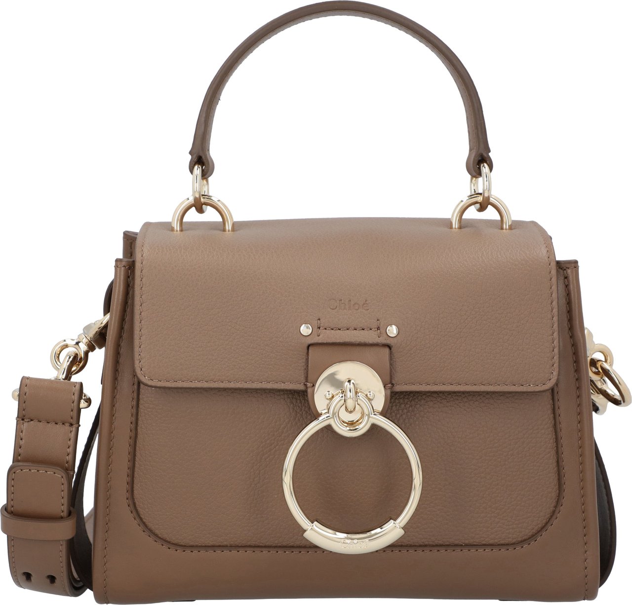 Chloé Tess Mini Bag Brown Bruin