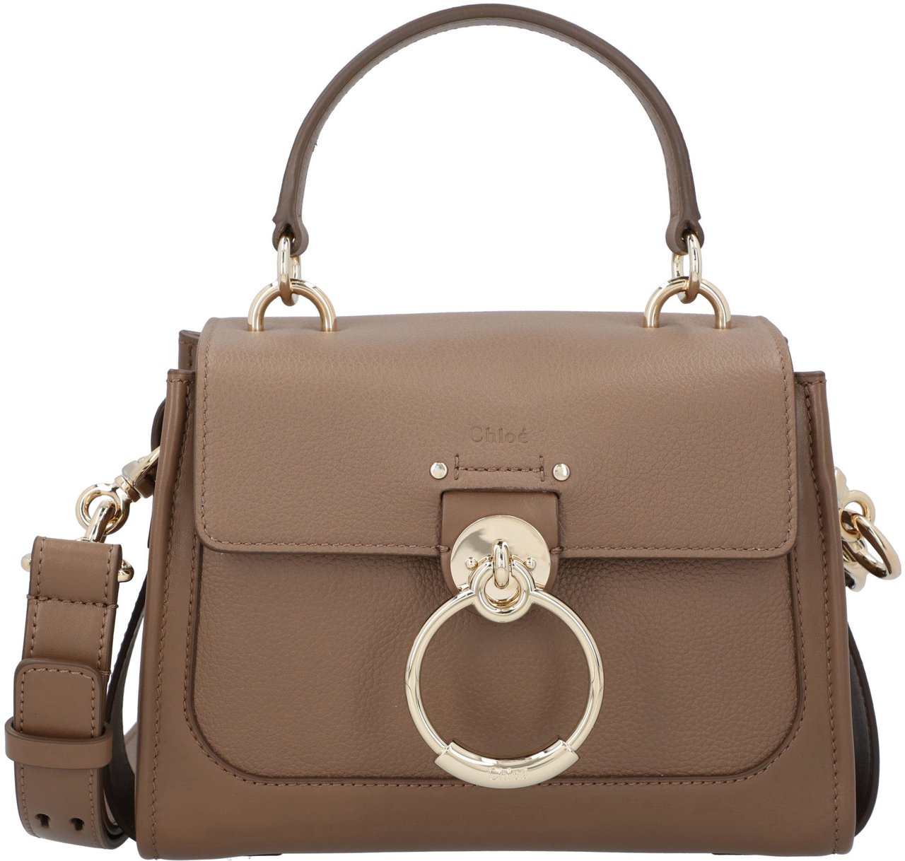 Chloé Tess Mini Bag Brown Bruin