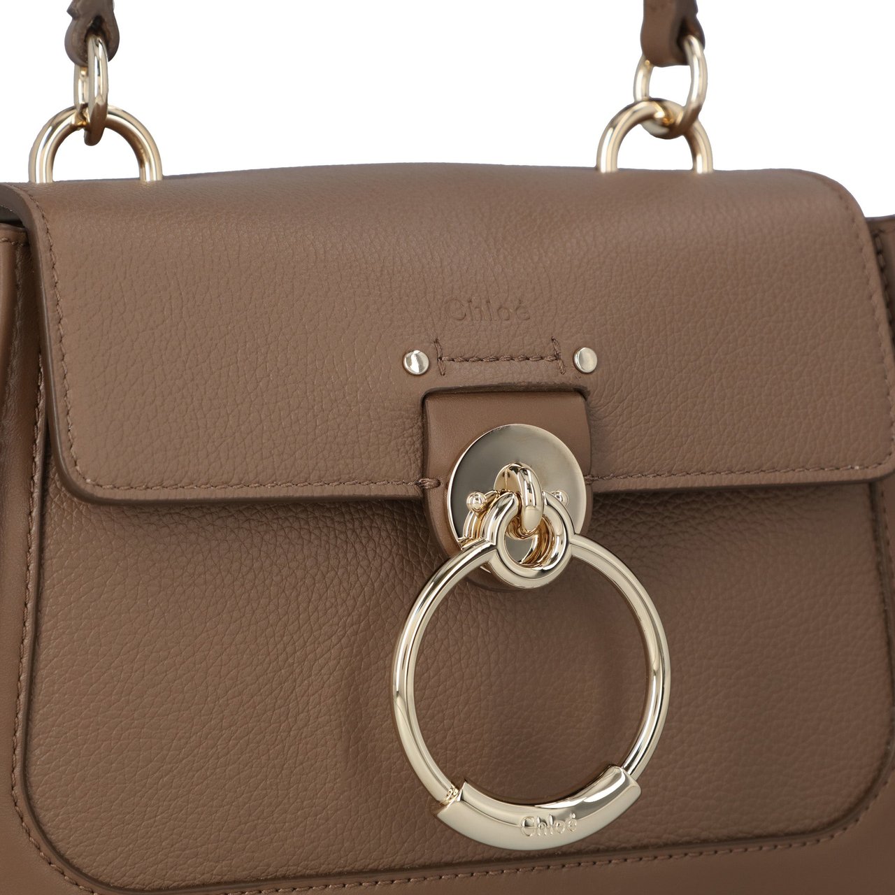 Chloé Tess Mini Bag Brown Bruin