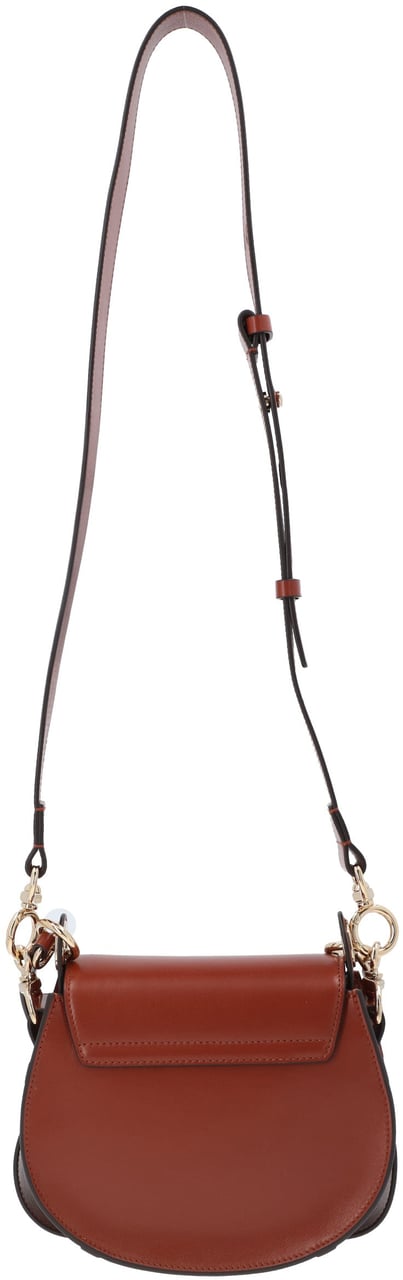 Chloé Small Tess Bag Brown Rood