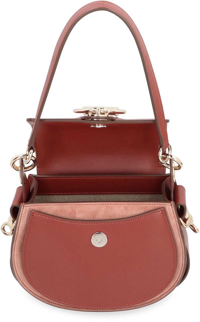 Chloé Small leather bag Bruin