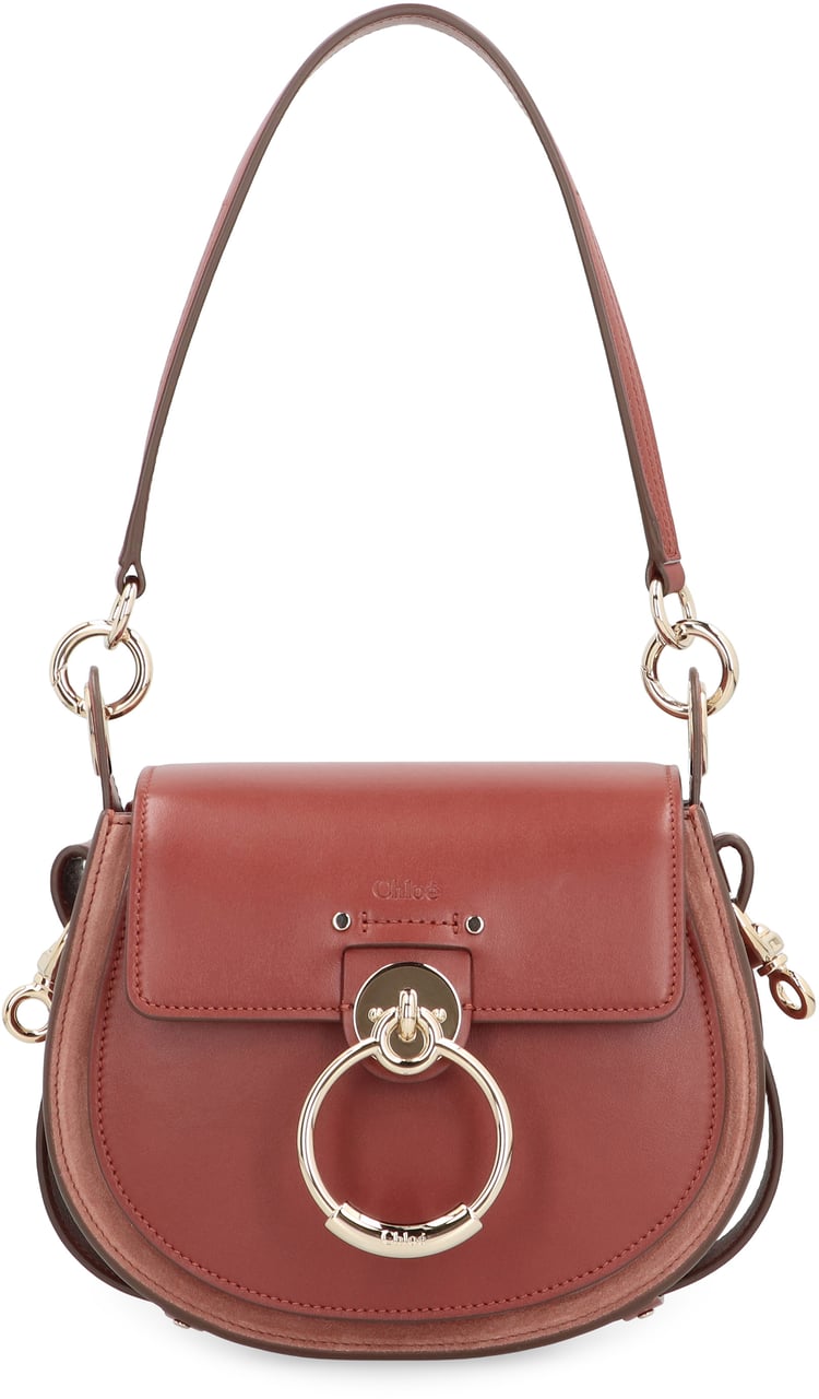 Chloé Small leather bag Bruin