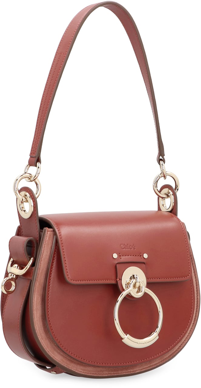 Chloé Small leather bag Bruin