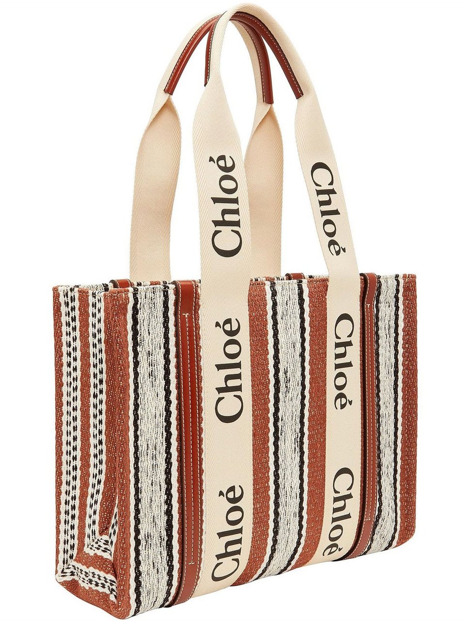 Chloé Chloe Medium Woody Tote Bag Bruin