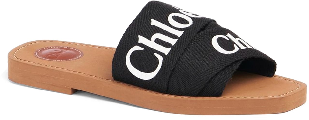 Chloé Woody Slides Zwart