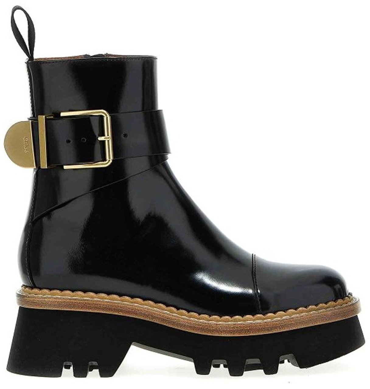 Chloé Chloé Owena Leather Boots Zwart