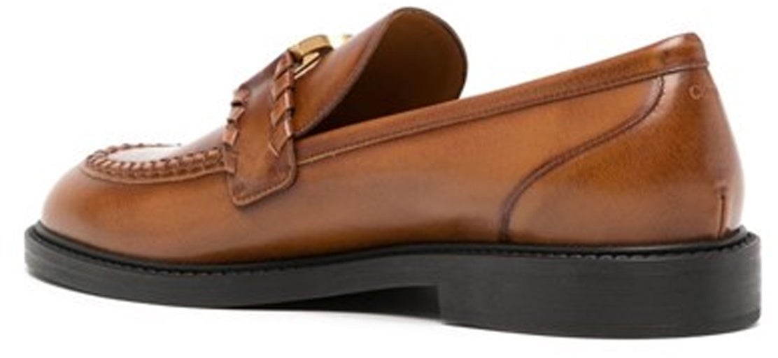 Chloé Chloe Marcie Leather Loafers Bruin