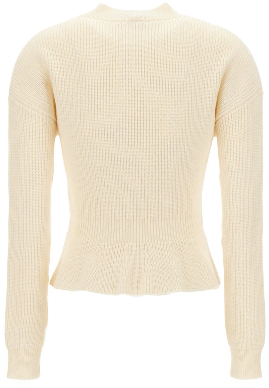 Chloé Chloe Ivory wool sweater Neutraal