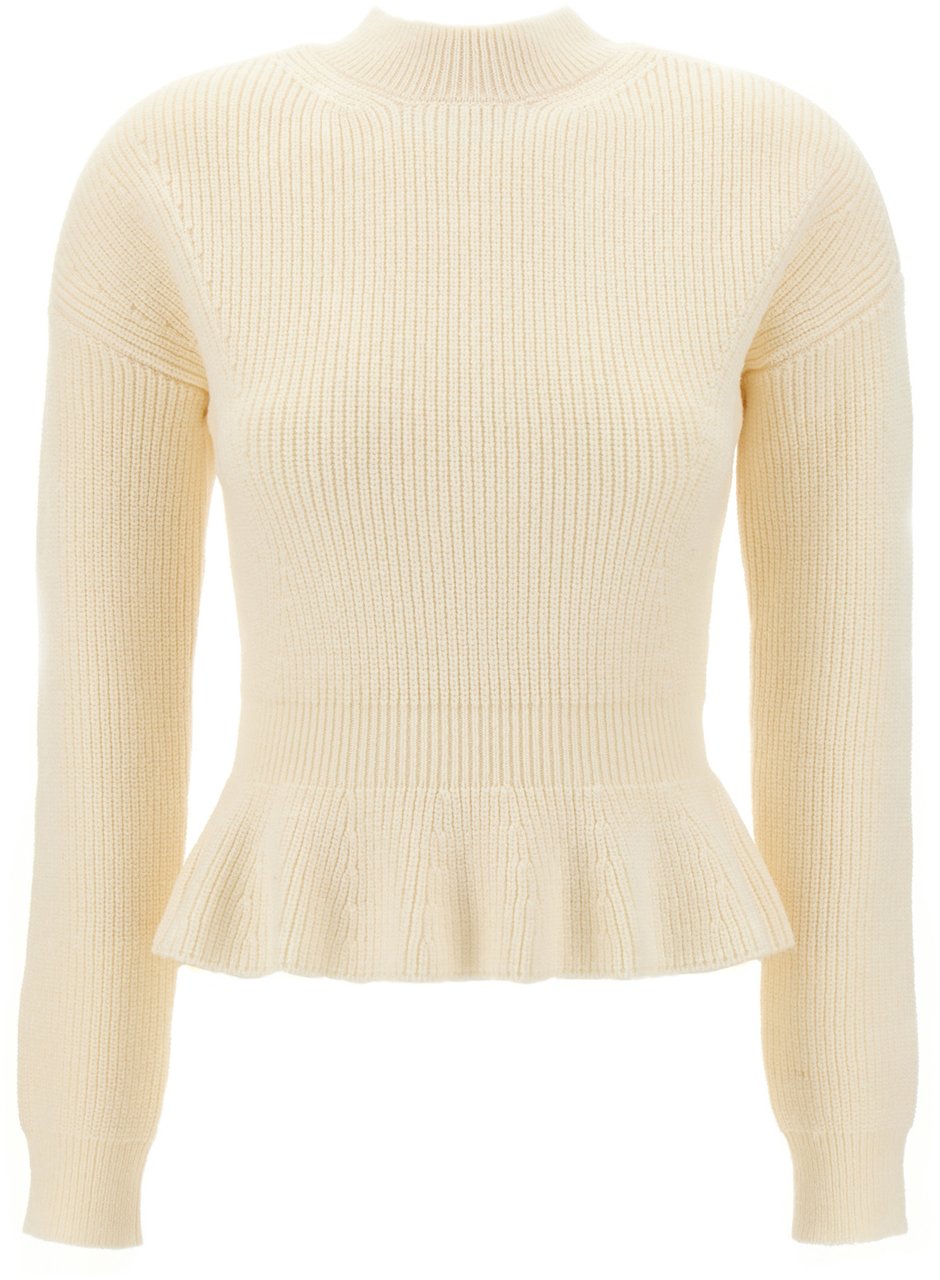 Chloé Chloe Ivory wool sweater Neutraal