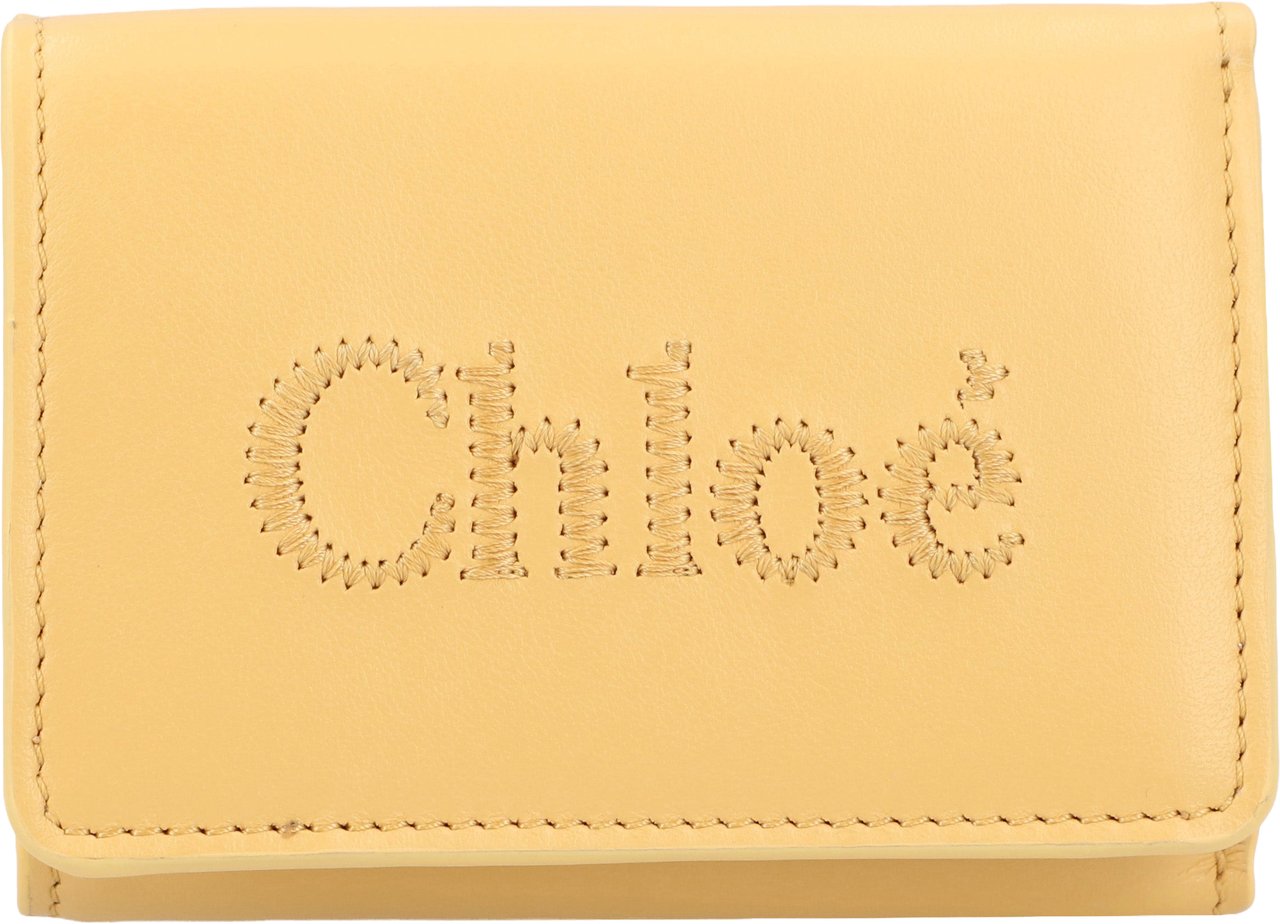 Chloé Tri-Fold Wallet Sense Yellow Bruin