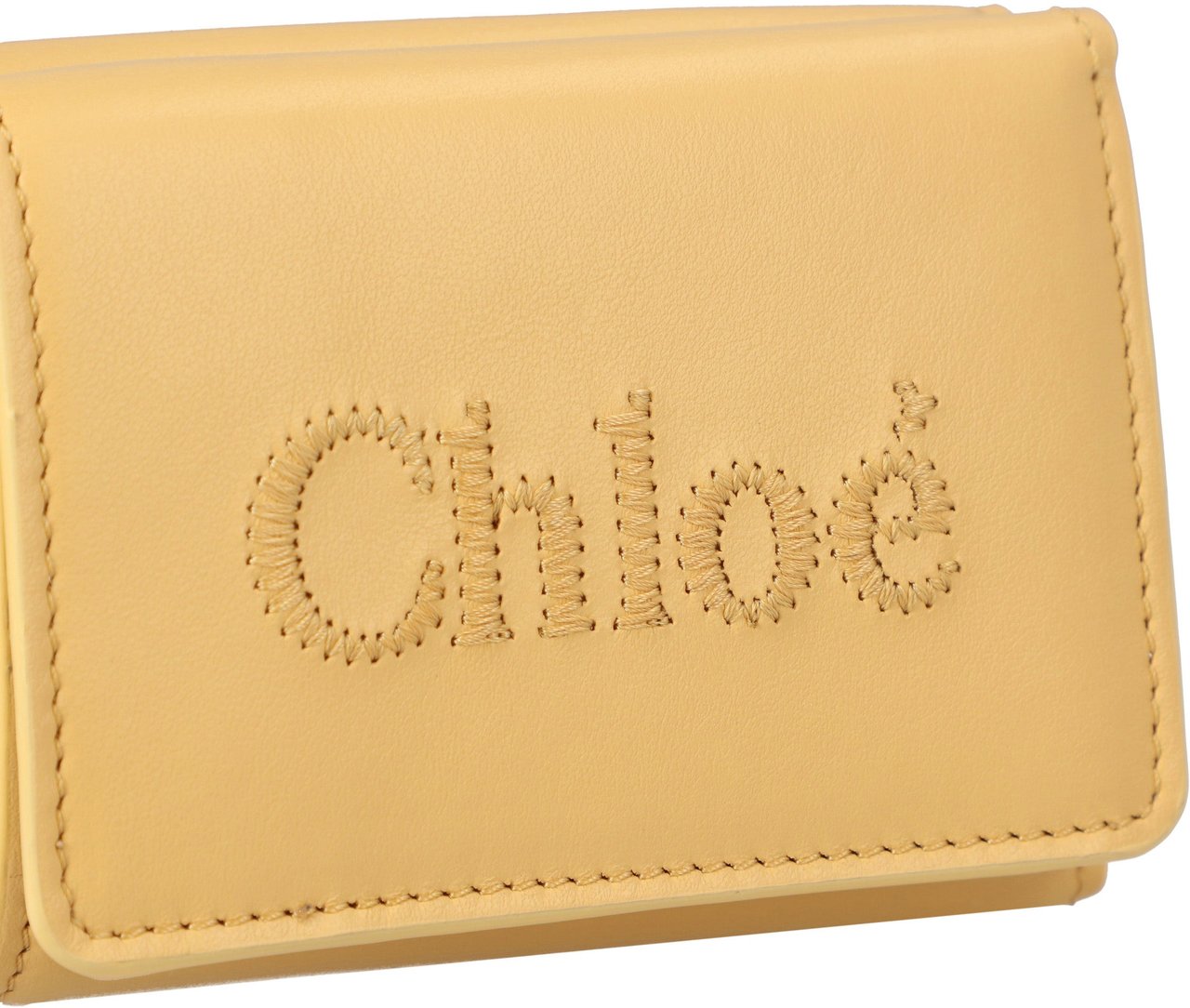 Chloé Tri-Fold Wallet Sense Yellow Bruin