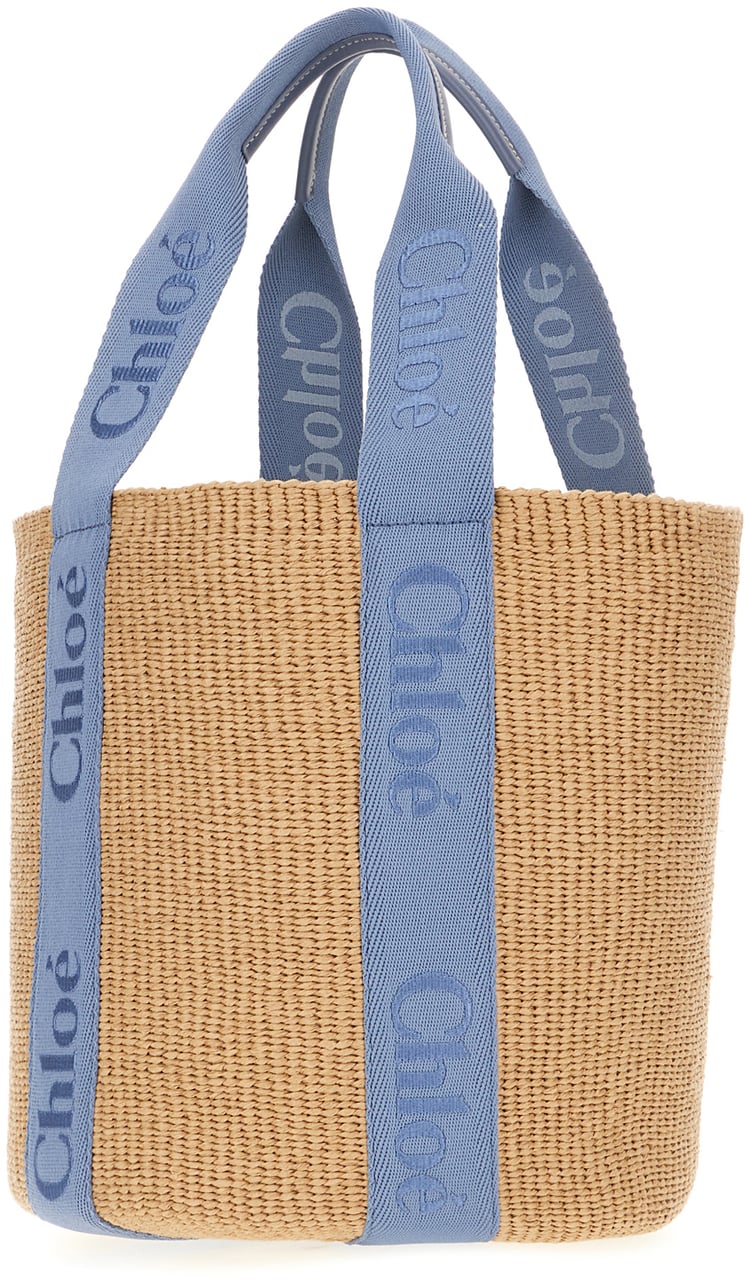 Chloé Chloe Fairtrade material large Woody shopping bag Neutraal