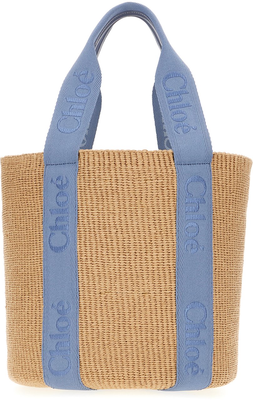Chloé Chloe Fairtrade material large Woody shopping bag Neutraal