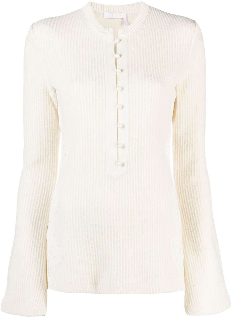 Chloé Sweaters White Wit