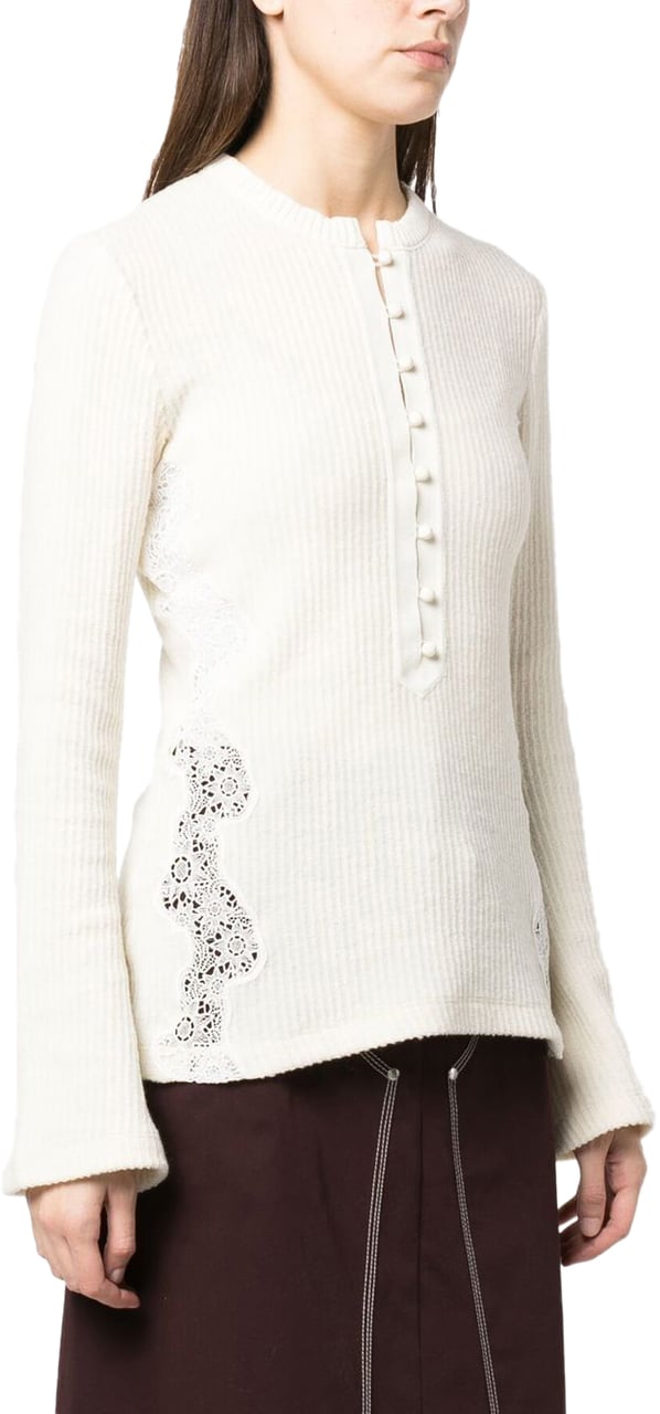 Chloé Sweaters White Wit