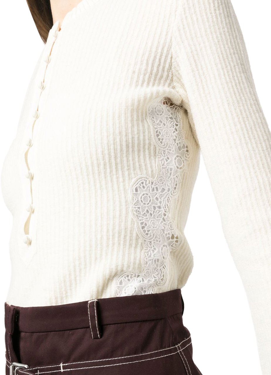 Chloé Sweaters White Wit