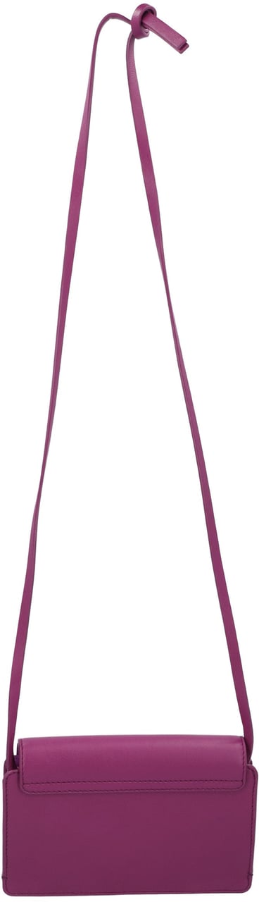 Chloé Shoulder Bag With Braided Detail Purple Roze