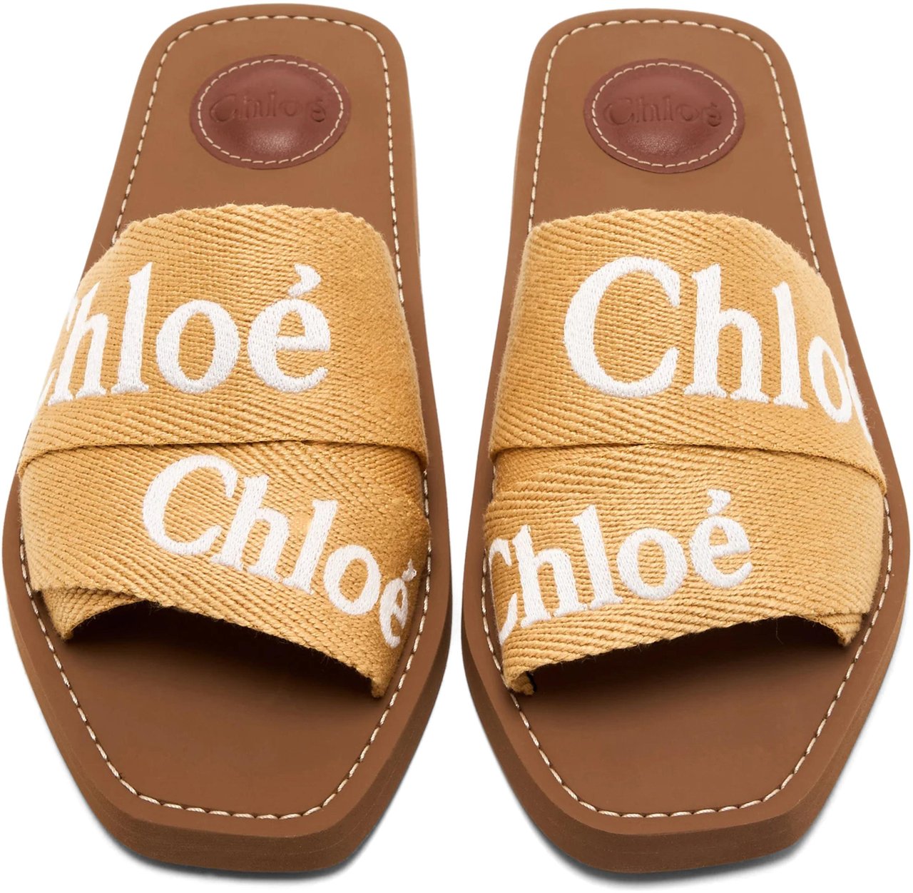 Chloé Woody Slides Bruin