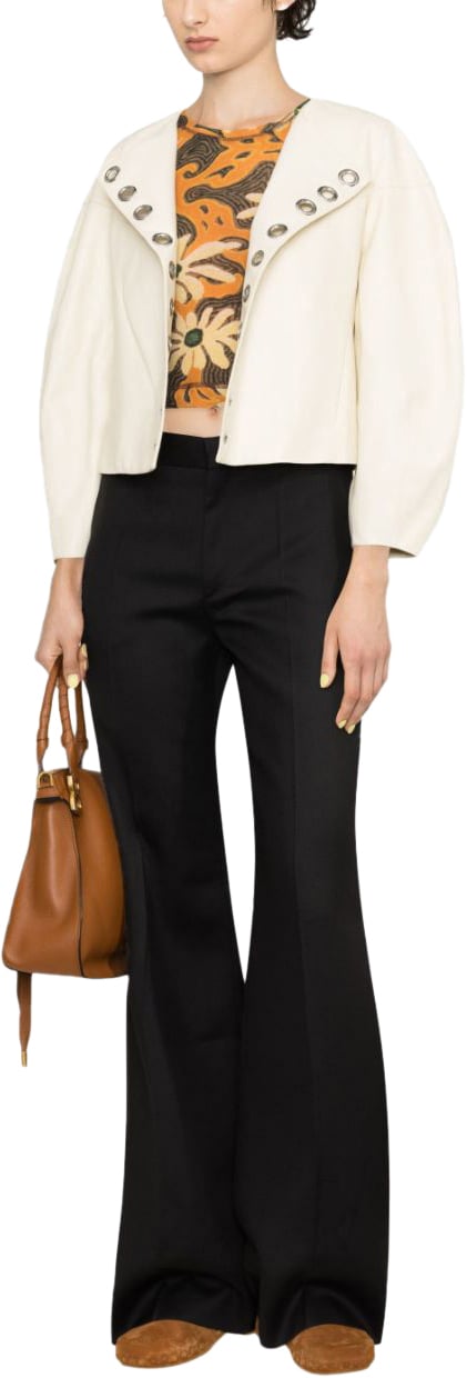 Chloé Trousers Black Zwart