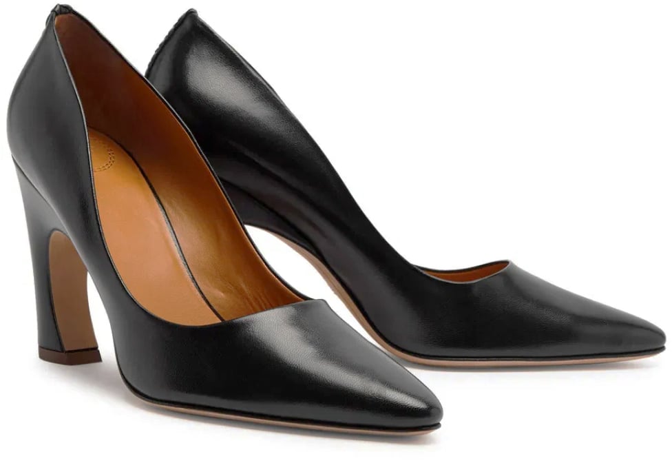 Chloé Oli 80 Pointed Toe Pumps Zwart