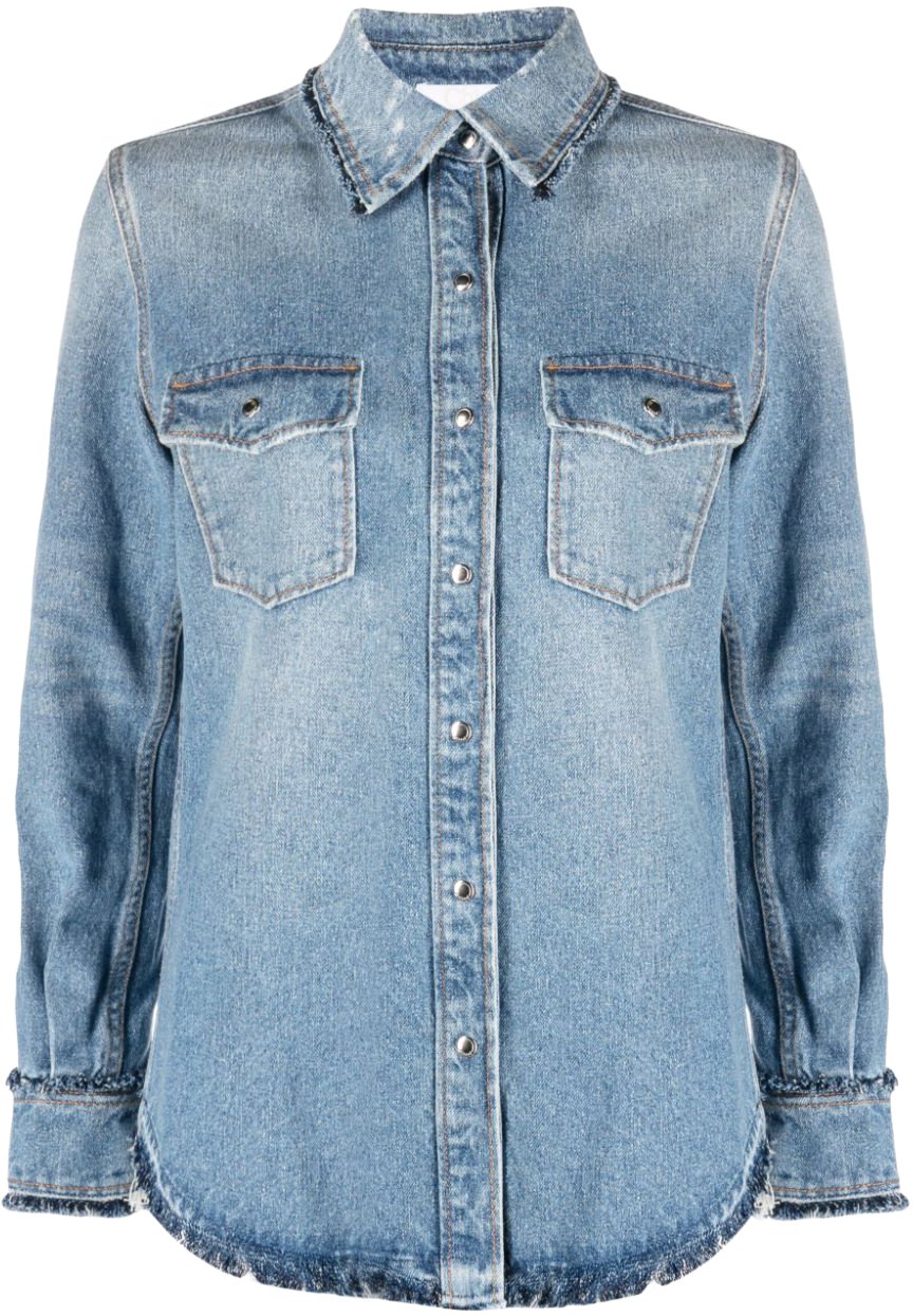 Chloé Shirts Clear Blue Blauw