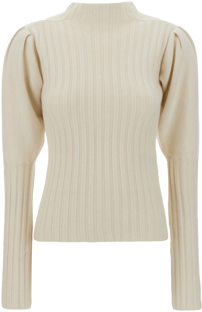 Chloé Chloe Ivory cashmere sweater Wit