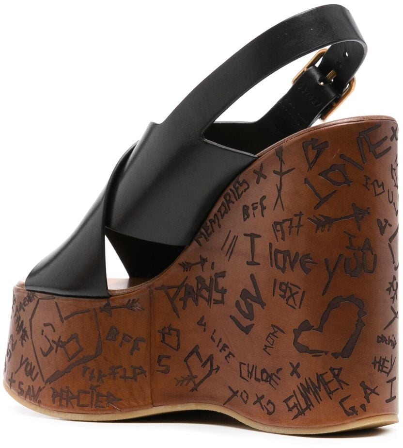 Chloé Sandals Black Zwart