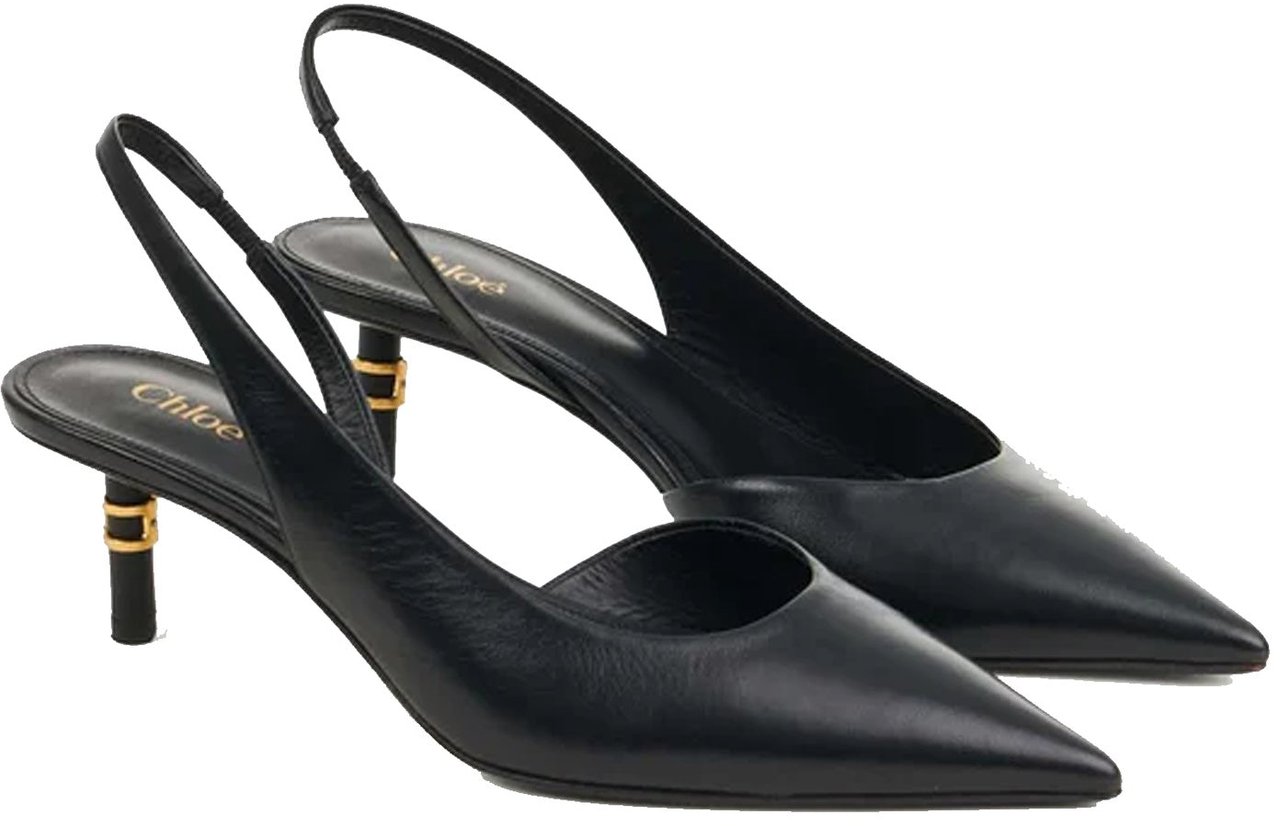 Chloé Chloé Marcie 50 Slingback Pumps Zwart