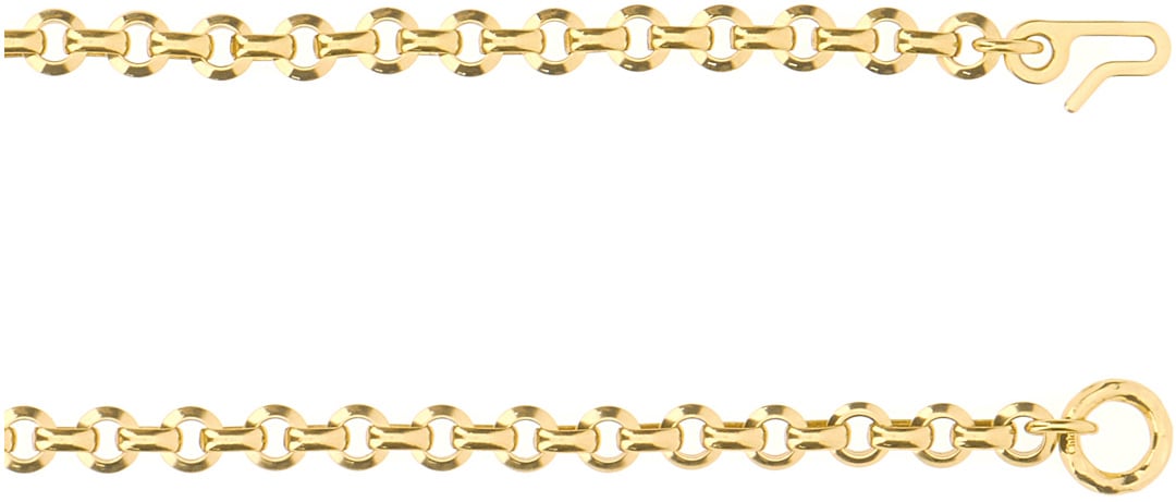 Chloé Chloe Gold metal chain belt Goud
