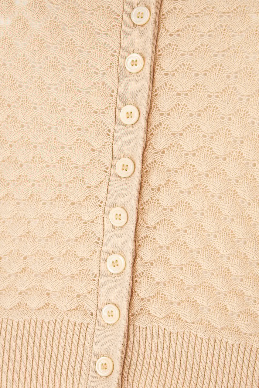 Chloé Chloe Skin pink cotton cardigan Roze