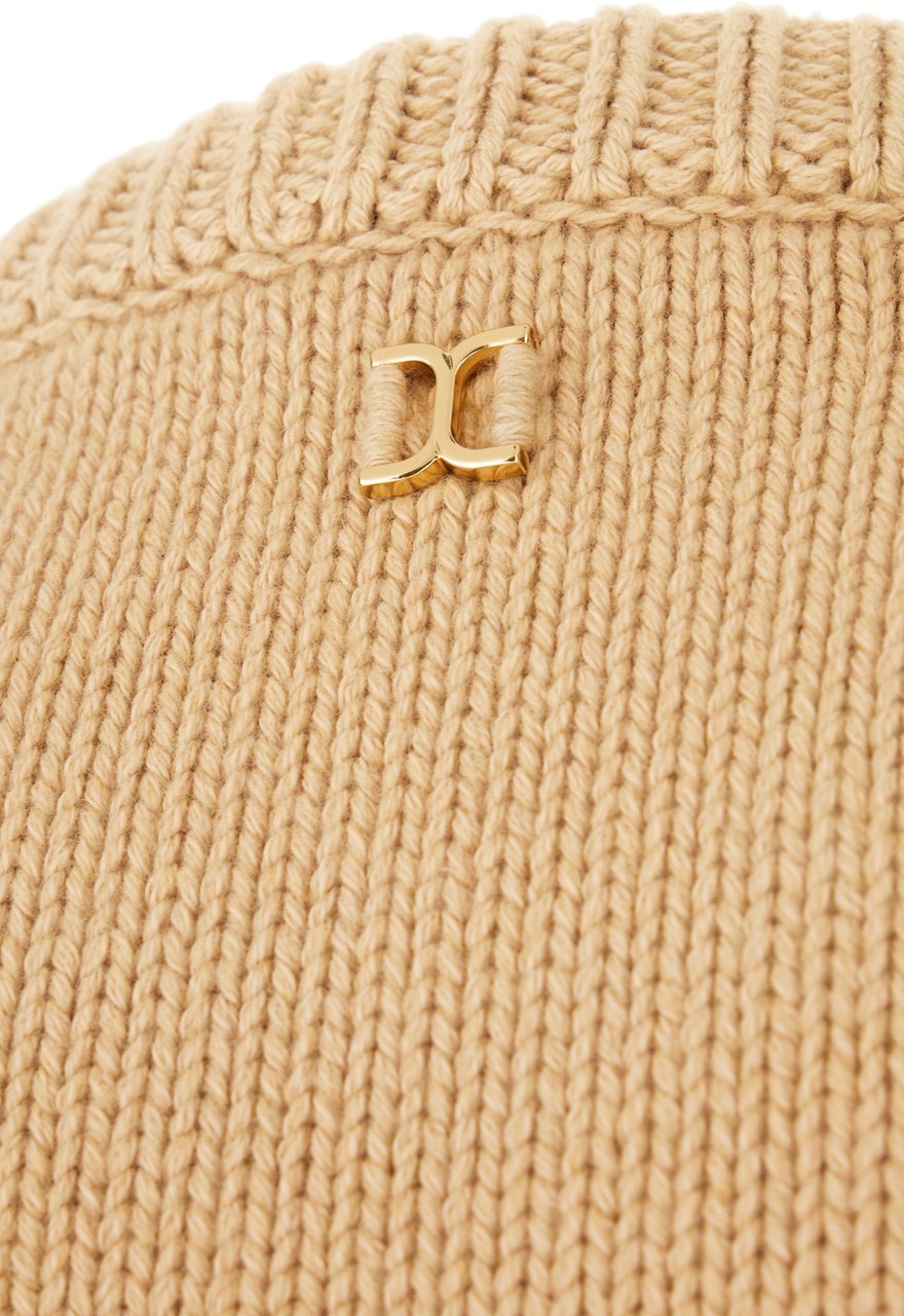 Chloé Chloe Beige cotton and mohair sweater Beige