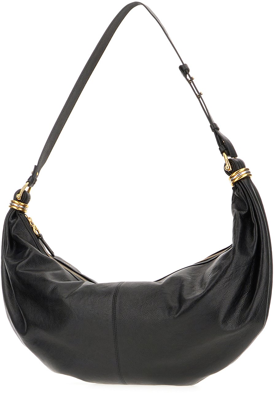 Chloé Chloe Black leather large Bracelet shoulder bag Zwart