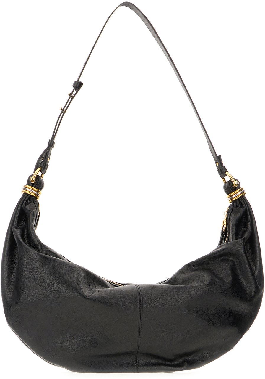 Chloé Chloe Black leather large Bracelet shoulder bag Zwart