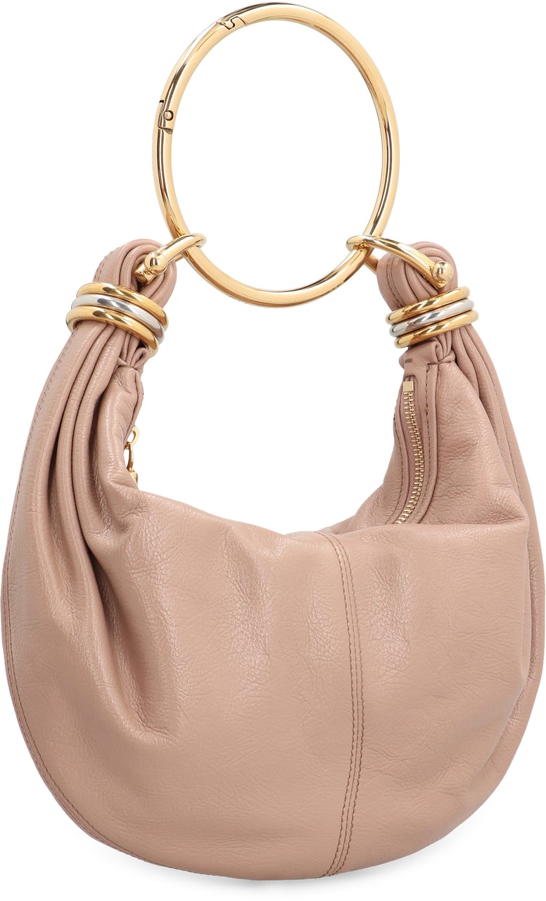 Chloé Bracelet leather hobo-bag Roze