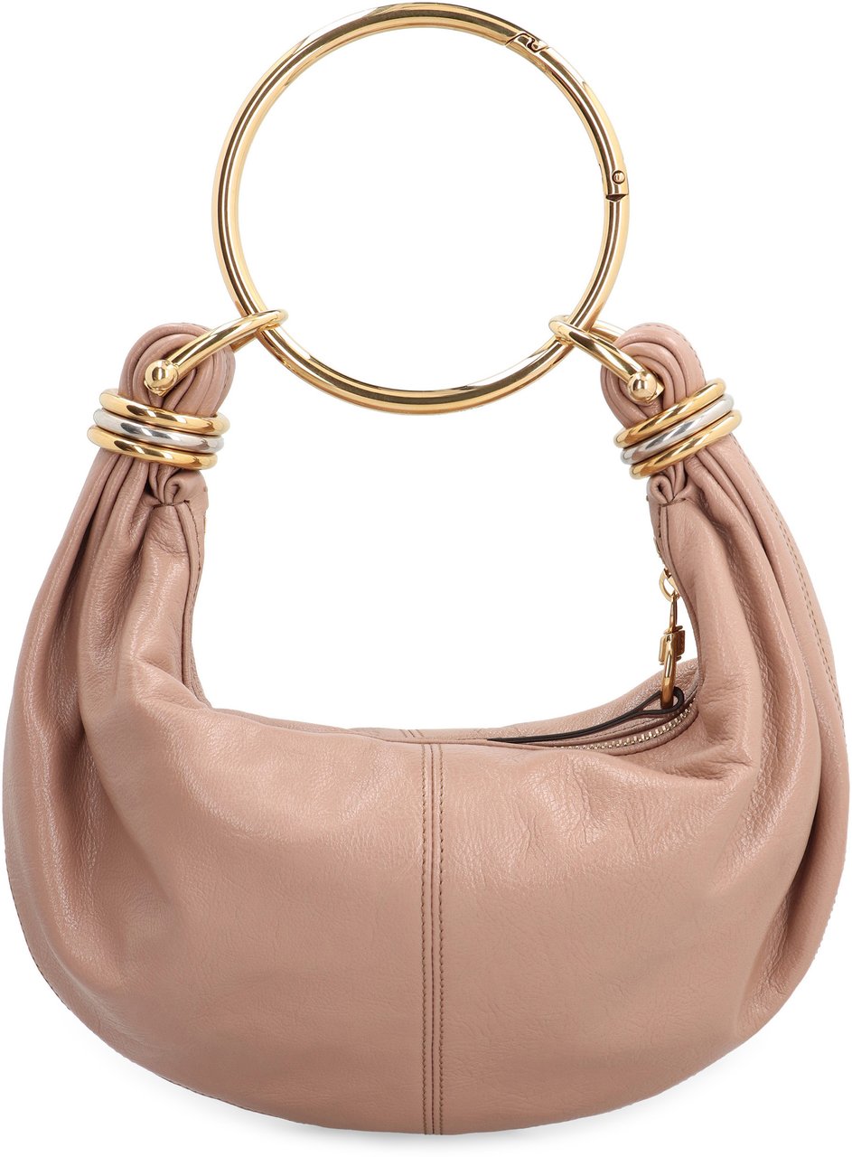 Chloé Bracelet leather hobo-bag Roze