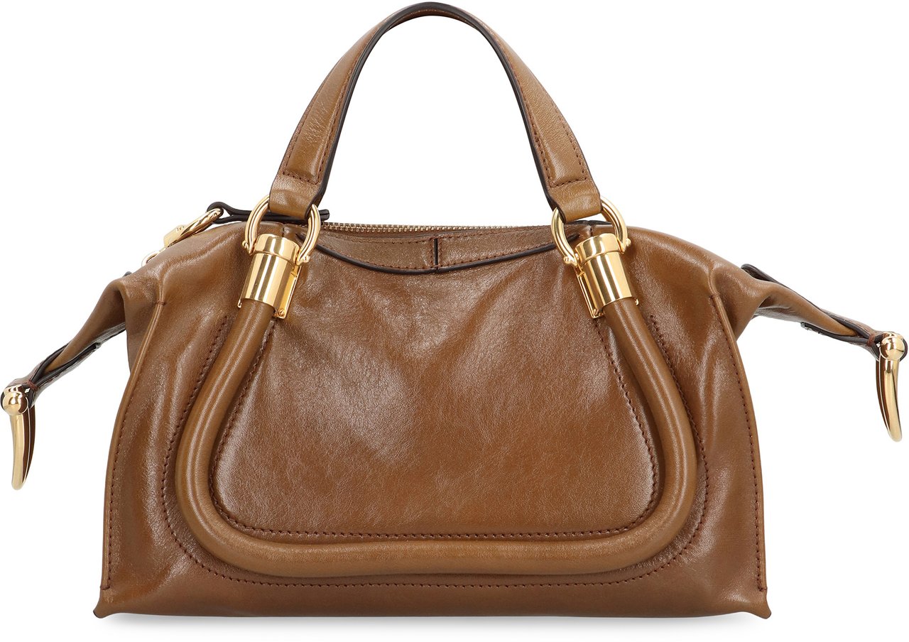 Chloé Bags Paraty 24 in leather Bruin