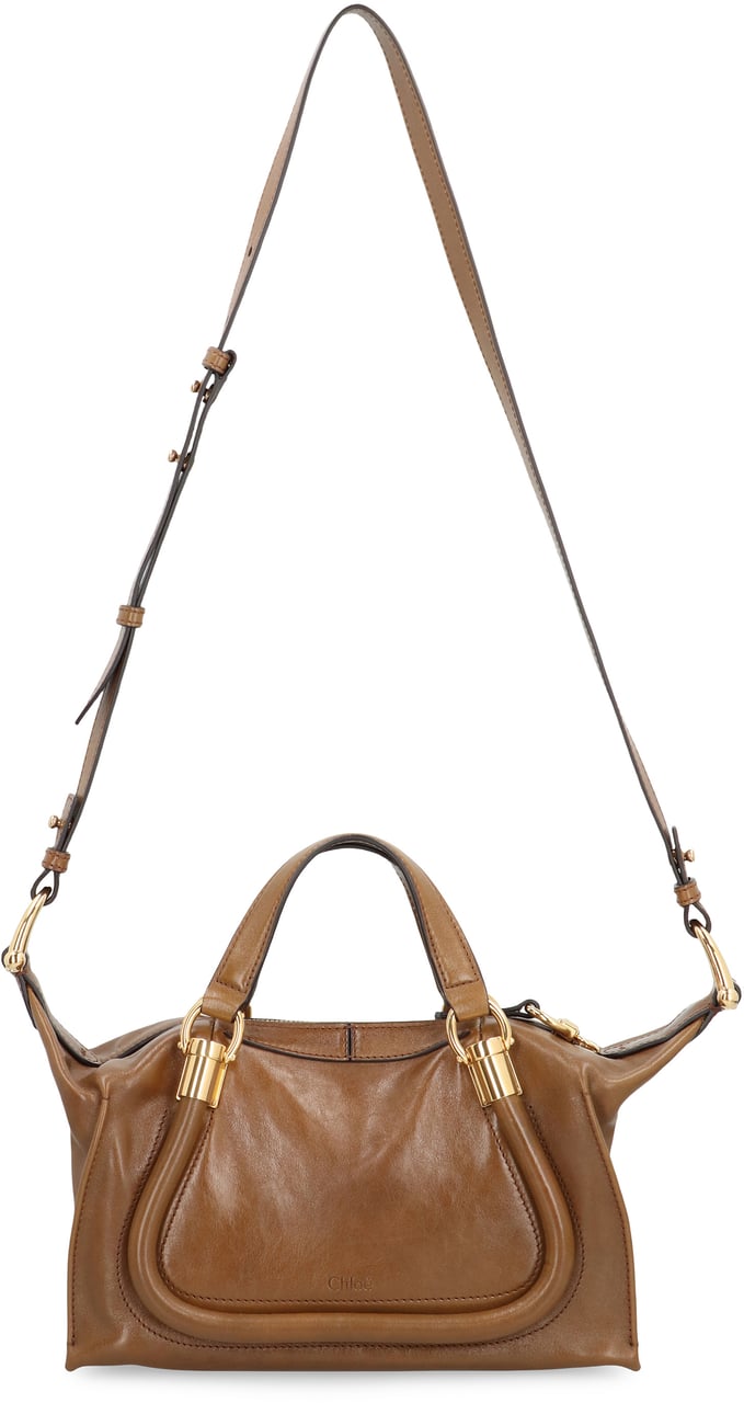 Chloé Bags Paraty 24 in leather Bruin